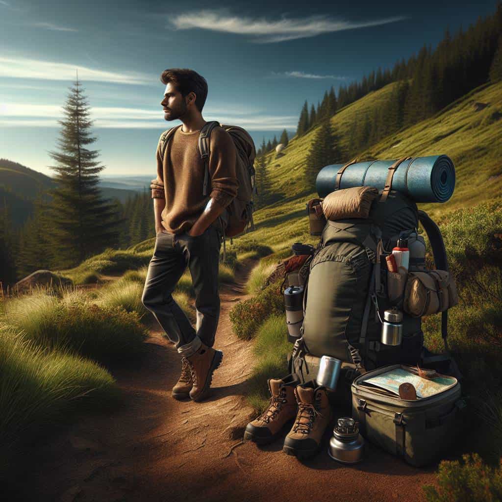 featured packing light for a solo backpacking trip