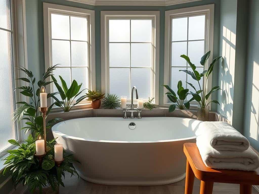 peaceful bathrooms