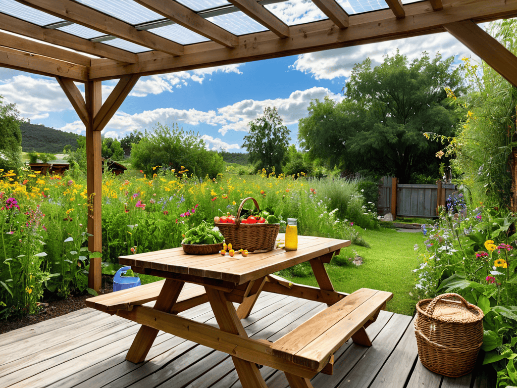 Sustainable living eco friendly home