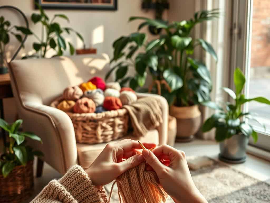 knitting for mindfulness