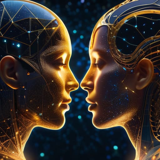 Connected minds showing Exobrain Semantic Overlap.