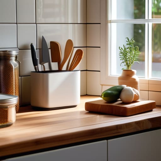 Maximizing Countertop Area in Tiny Kitchens With Whimsy