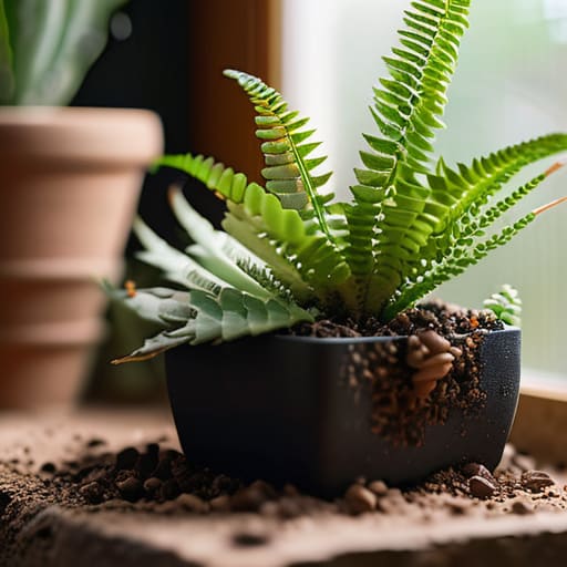 Unfolding New Joy: the Whimsical Secret of How to Start Indoor Gardening and Let Life Bloom Indoors 3 A Whimsical Indoor Potting Soil Guide photograph.