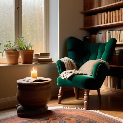 How to create a cozy reading nook.