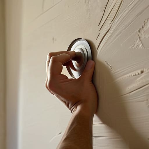 How to repair a dry wall hole.